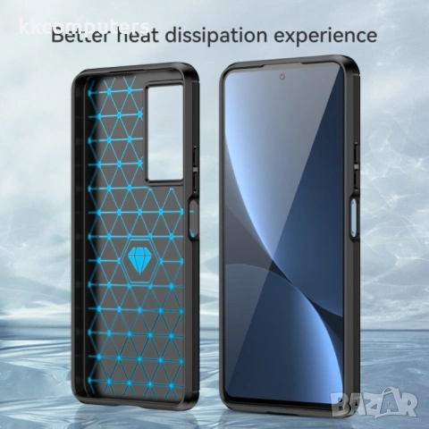 Xiaomi Poco F4 Удароустойчив Carbon Fiber Калъф и Протектор, снимка 5 - Калъфи, кейсове - 53197591