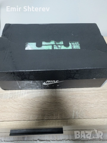 Nike LeBron 19 black green glow, снимка 3 - Маратонки - 54345115