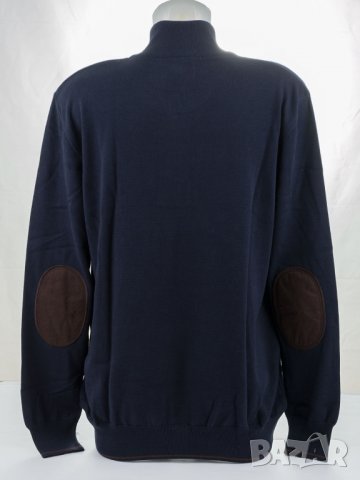 Памучна мъжка блуза в тъмносиньо марка Denim Culture, снимка 2 - Блузи - 30989973