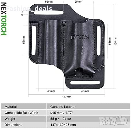 Нова кожена обвивка за инструменти Мъжки организатор Калъфче съхранение, снимка 9 - Други инструменти - 40298963