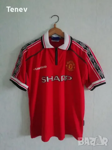 Manchester United Beckham 1998-1999-2000 Umbro оригинална тениска фланелка Бекъм Манчестър Юнайтед , снимка 2 - Тениски - 52897035