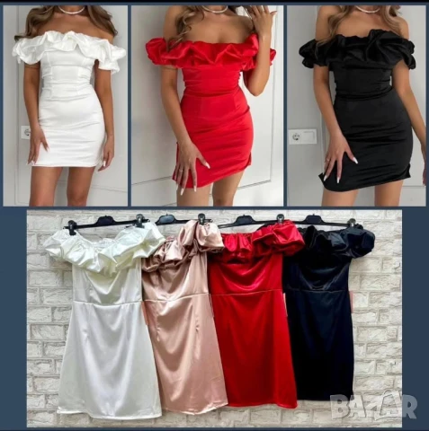 ⚜️Къси сатенени роклички , снимка 8 - Рокли - 50622467