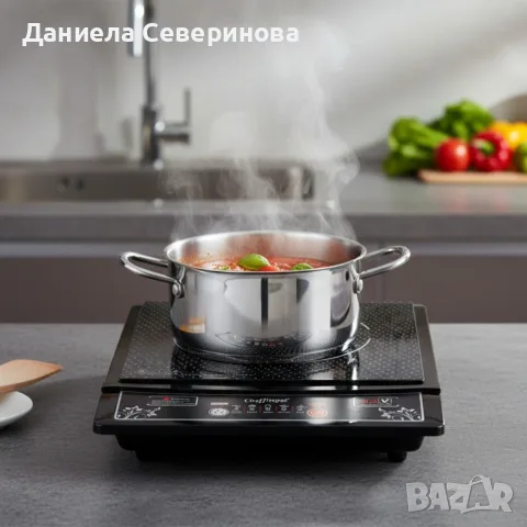 Индукционен котлон/2000 W, снимка 4 - Котлони - 56116044