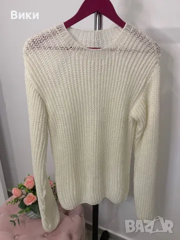 Ръчно плетене блуза универсален размер, снимка 2 - Блузи с дълъг ръкав и пуловери - 48834819