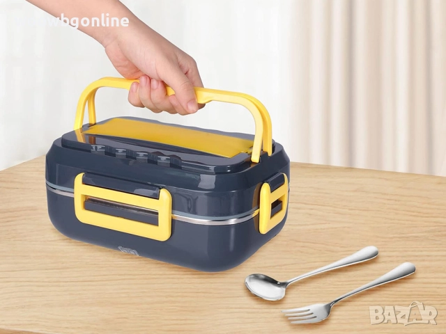 Електрическа кутия за обяд с отопление – 12V / 220V | Идеална за камиони, пътуване и работа, снимка 9 - Други - 52398185