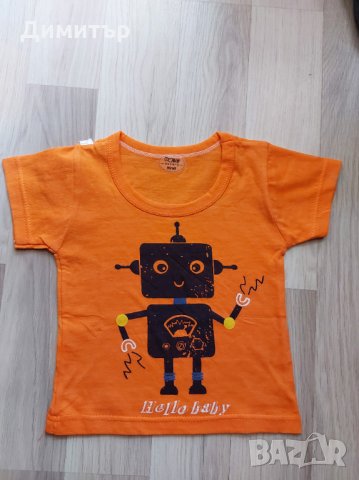 РАЗПРОДАЖБА!!!Нов бебешки летен комплект с щампа роботче, снимка 10 - Комплекти за бебе - 29249885