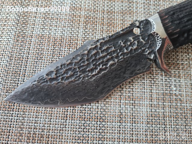 Нож от дамаска стомана , снимка 9 - Ножове - 41839627