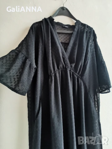 СТРАХОТНА ЕФИРНА РОКЛЯ 3XL-4XL, снимка 6 - Рокли - 51009809