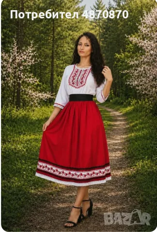 Дамски рокли с фолклорни мотиви , снимка 3 - Рокли - 56315578