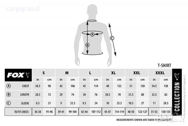 Тениска FOX COLLECTION Green/Silver T-Shirt, снимка 2 - Екипировка - 38153528