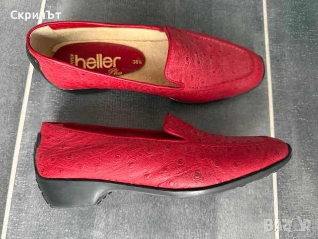 Heller France, 38,5, естествена кожа, Отлични!, снимка 9 - Дамски ежедневни обувки - 38712889