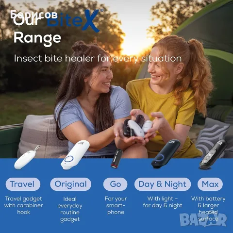  Beurer BiteX Go – компактен електронен уред за третиране на ухапвания от насекоми, снимка 7 - Други - 55776920