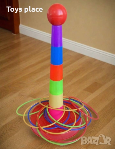 Игра с рингове за нанизване, снимка 4 - Образователни игри - 52511018