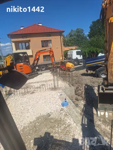 Услуги с багери изкопи насипи събаряне на сгради чук за разбиване на бетони изкопи извозване , снимка 2 - Кърти, чисти, извозва - 55888465