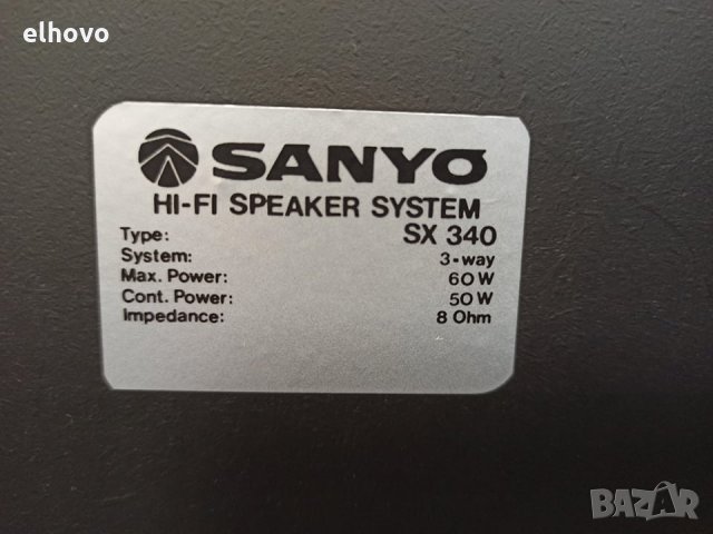 Тонколони Sanyo SX 340, снимка 6 - Тонколони - 30987291
