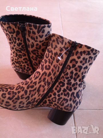 Боти от естествена кожа, снимка 3 - Дамски боти - 32157332