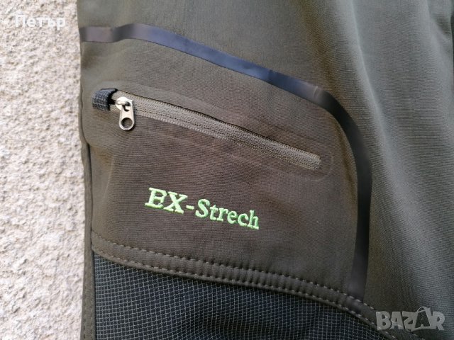 Продавам много здрав зелен софт шел панталон Ex-Stretch с кръпки на коленете , снимка 9 - Панталони - 42894690
