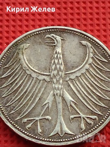 Сребърна монета 5 дойче марки 1970г. Германия за КОЛЕКЦИОНЕРИ 39640, снимка 8 - Нумизматика и бонистика - 42756074