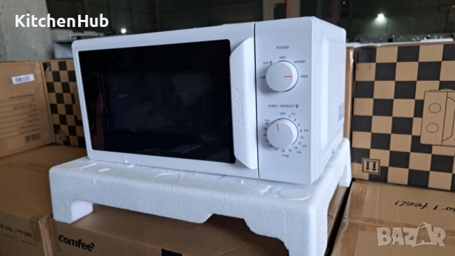 Компактна микровълнова фурна Comfee - 20 литра, 700W и 5 нива на мощност, снимка 16 - Микровълнови - 52122723