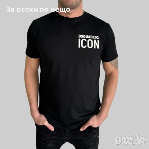 Icon DSQUARED2 Унисекс Тениска👚👕Мъжка Тениска Айкън Дискуаред2 👕Дамска Тениска Код LFS576, снимка 3 - Тениски - 51834959
