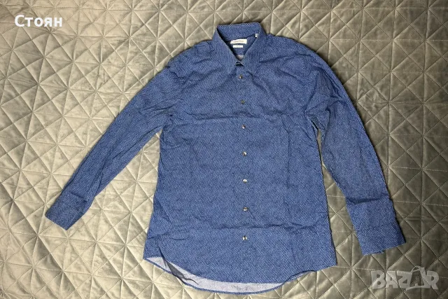 Мъжки ризи Calvin Klein s размер комплект, снимка 4 - Ризи - 56144213
