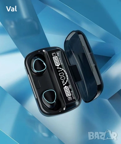 Безжични bluetooth слушалки с LED цифров дисплей, снимка 5 - Bluetooth слушалки - 53014486