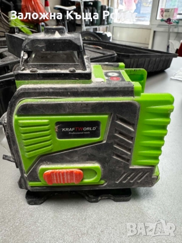 Лазерен нивелир KraftWorld, снимка 3 - Измервателни инструменти - 52261965