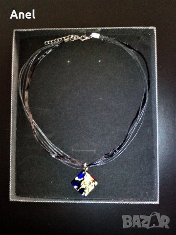 Промо оферта: изключително красиво италианско колие Мурано - 2 в 1 + луксозна кутия, снимка 5 - Колиета, медальони, синджири - 38035242