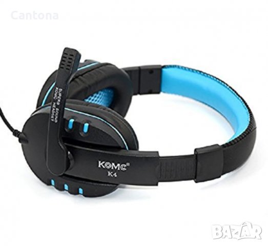 Геймърски слушалки с микрофон за компютър КOMC K4, снимка 1 - Слушалки и портативни колонки - 37099524