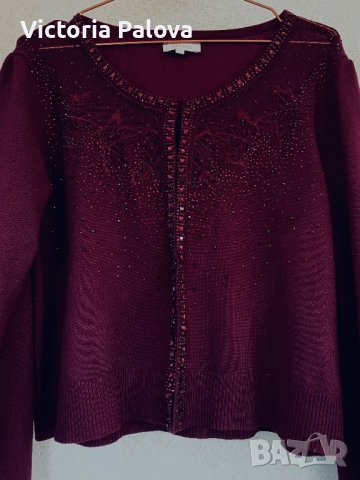 Разкошна жилетка BEL&BO Белгия цвят маджента, снимка 2 - Жилетки - 40074881