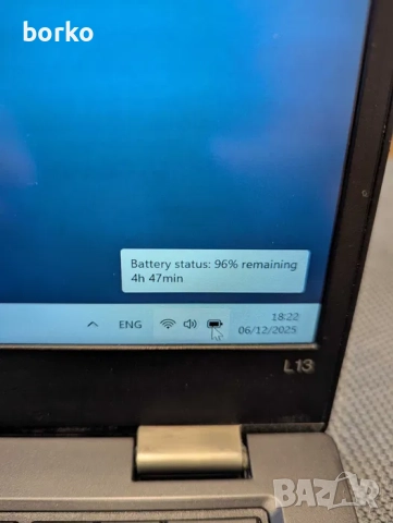 Thinkpad L13, AMD 5850U, 16GB ram, 512 SSD, снимка 7 - Лаптопи за дома - 52957525