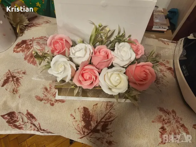 Букети от сапунени цветя, снимка 11 - Подаръци за жени - 49294100