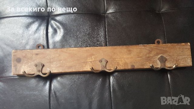 стара дървена залъгалка с месинг, снимка 1 - Други ценни предмети - 30278589