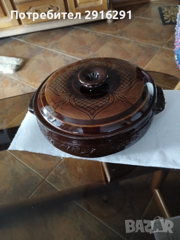 Керамичен съд за гювеч, снимка 1