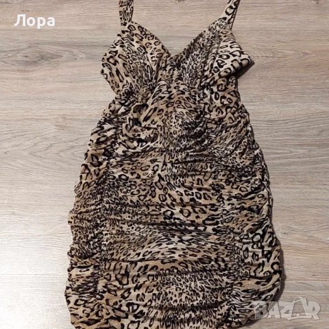 Дамска тигрова рокля, снимка 3 - Рокли - 48436049