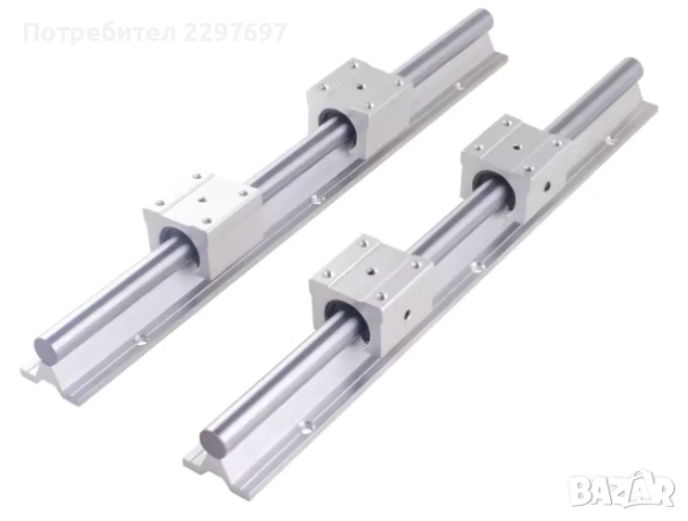 2 бр. Линейна направляваща релса  SBR20 + 4 бр. SBR20UU блокове, снимка 2 - Други инструменти - 53008194