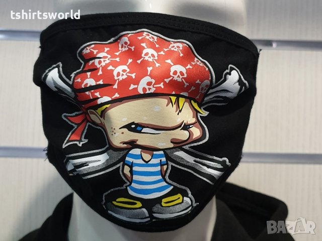 Маска за многократна употреба Пират