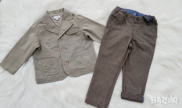 Детско сако и панталон H&М 12-18 месеца, снимка 9 - Комплекти за бебе - 38949760