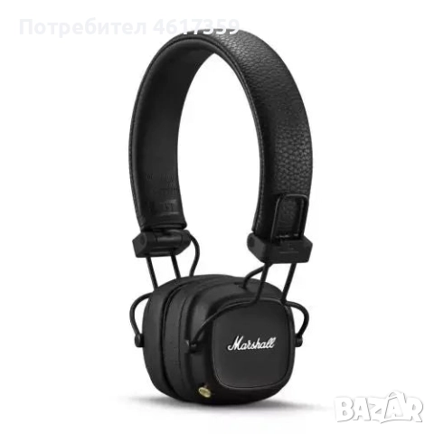 Marshall Major IV, Bluetooth, Черен, снимка 4 - Безжични слушалки - 52476189