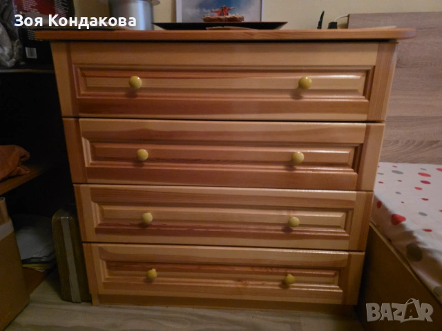 Дървен скрин, снимка 2 - Скринове - 53951492