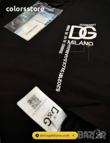 Черна мъжка тениска Dolce&Gabbana  кодVL51H, снимка 2 - Тениски - 44496253