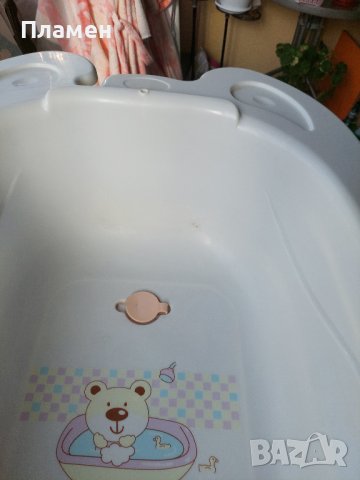 Бебешко корито със стойка като нови, снимка 1 - За банята - 42915628