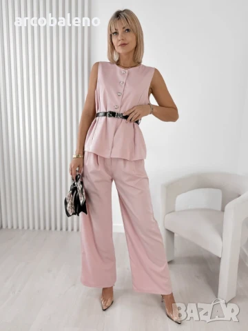 Елегантен дамски комплект от две части KASTILLA, 2цвята , снимка 3 - Комплекти - 50931720