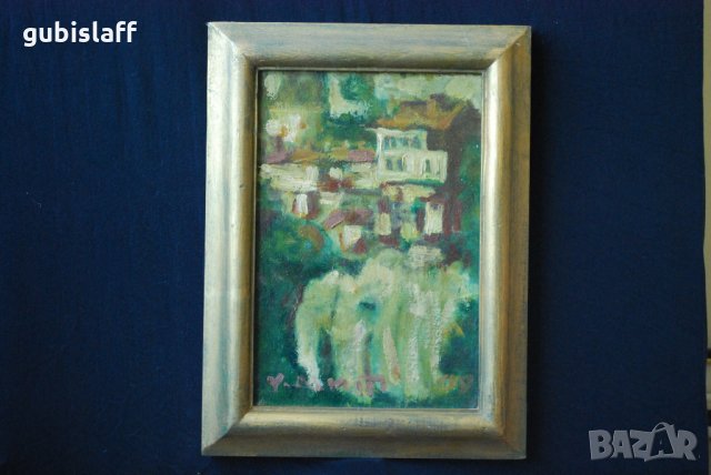 Стара картина, Пейзаж от В. Търново, Вельо Митев, 1999 г.