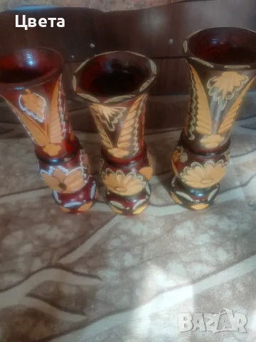 Вази дърворезба, снимка 12 - Вази - 48511988