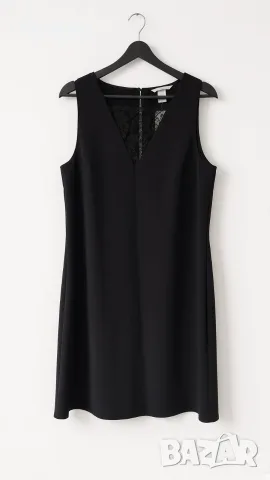 Чисто нова черна рокля H&M с дантела – размер 40 (L)