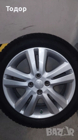 Джанти 16 цола Хонда Джаз 2008-2015 със зимни гуми Континентал, снимка 7 - Гуми и джанти - 52669050