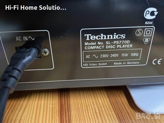CD Player Technics SL-PS 770 D, снимка 11 - MP3 и MP4 плеъри - 56451556