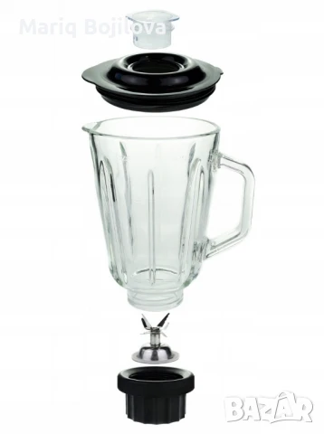 Блендер Esperanza, 500W, 1.5л., Стъклена кана, Инокс черен, снимка 5 - Блендери - 50011076