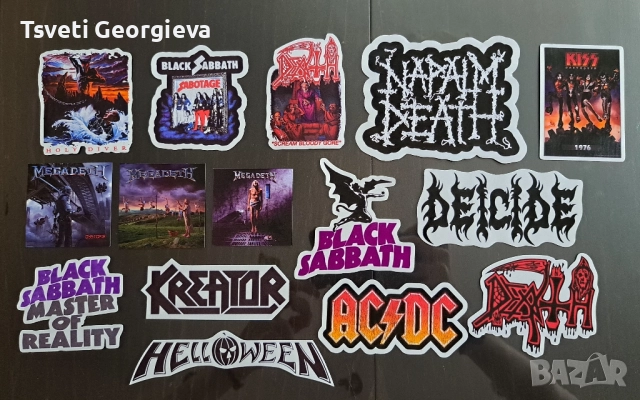 Персонализирани стикери - метъл и рок , снимка 4 - Други ценни предмети - 50199078